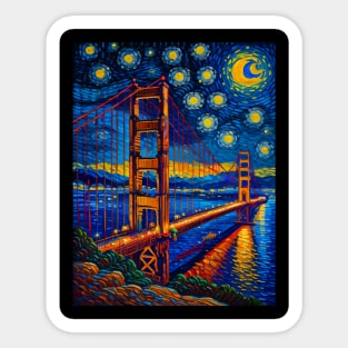 Golden Gate Bridge Sticker